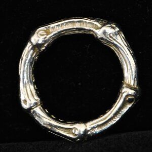 Tiffany & Co. 1996 Ring Made Of Stylized Bone Segments - 925